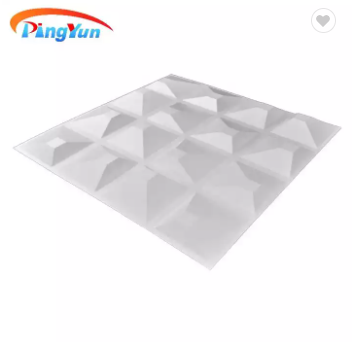 Painéis de parede à prova de som decorativos para sala de estar 3D adesivos de parede de PVC