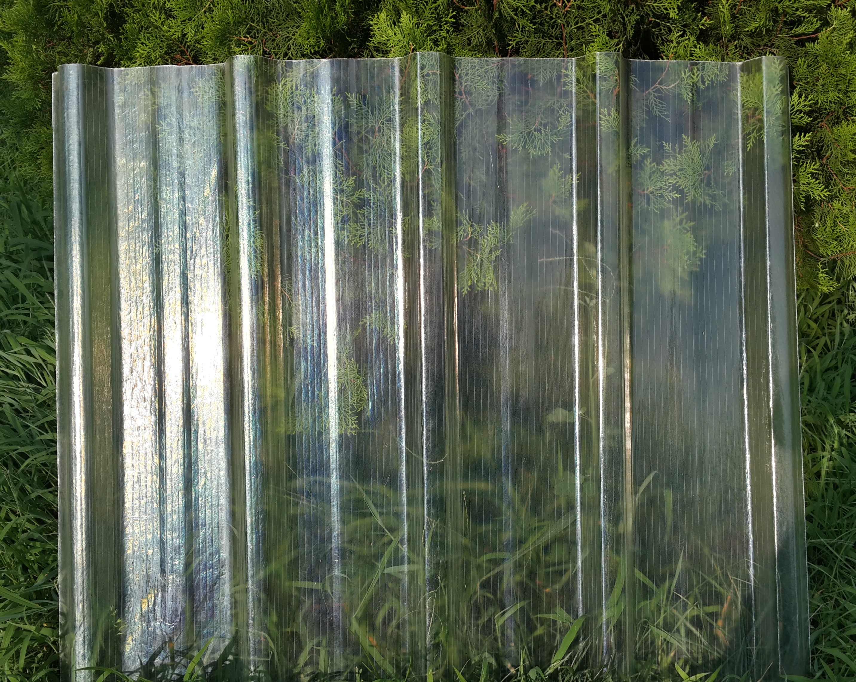 Nova folha de telhado transparente em pvc para galpões/folha de cobertura translúcida ondulada em pvc